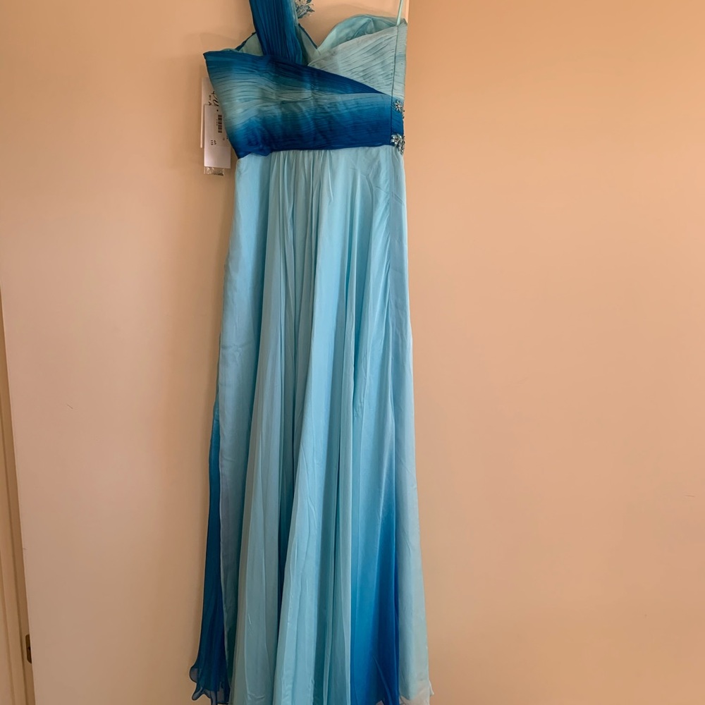Blue light Maxi Dress size 6, 8 - Picture 5 of 6
